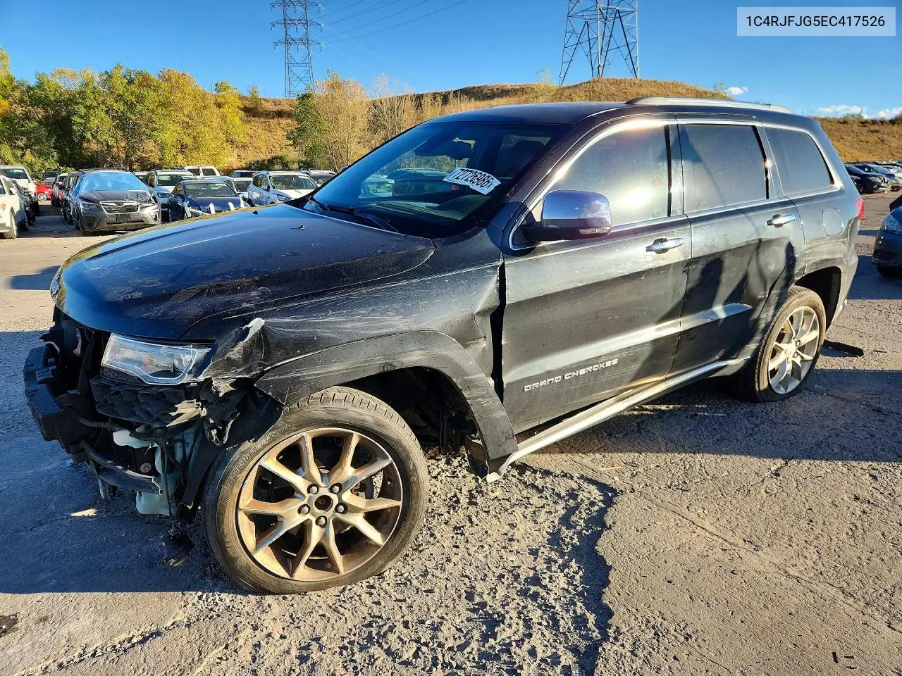JEEP GRAND CHEROKEE 2014, VIN 1C4RJFJG5EC417526