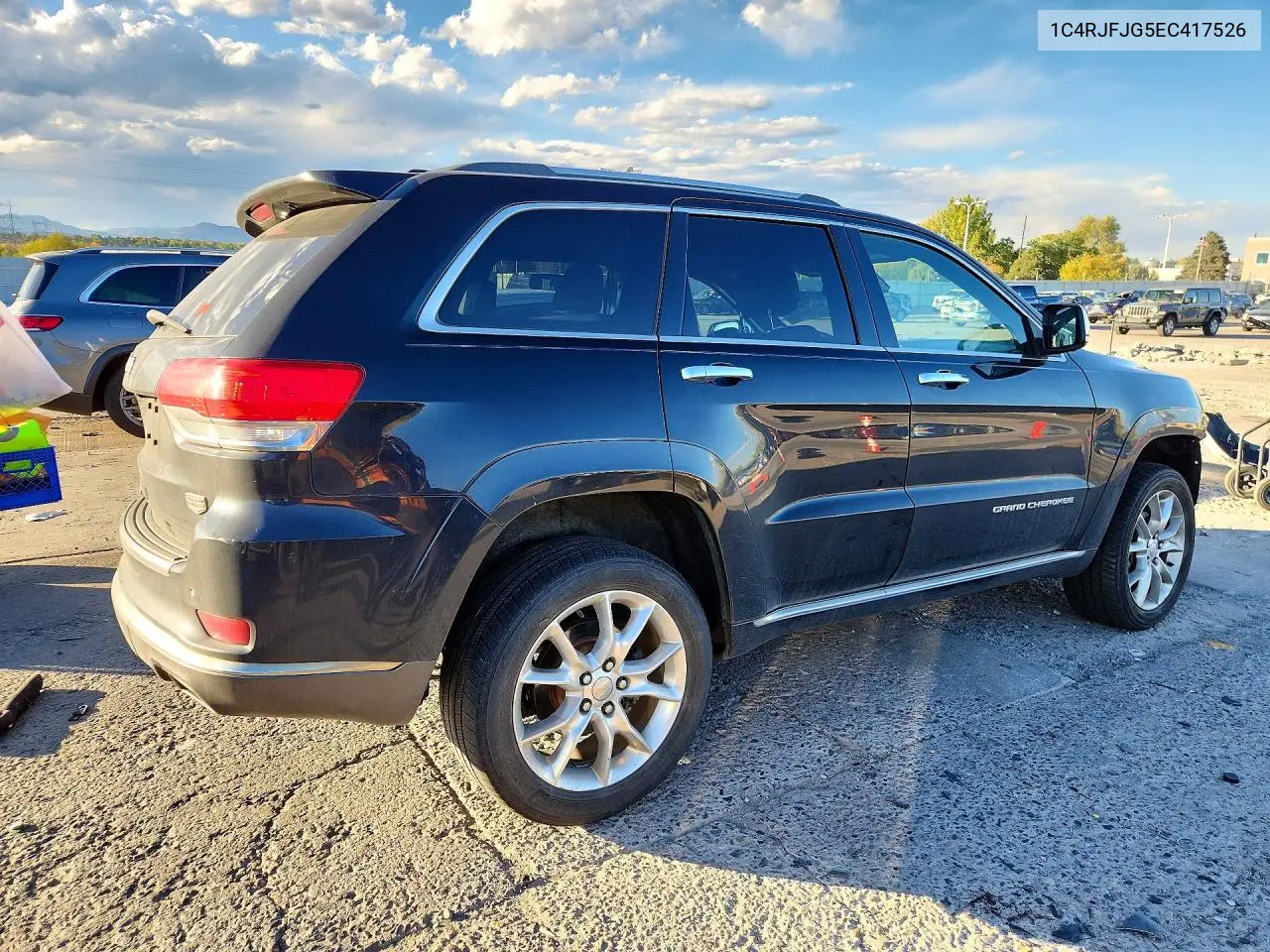 2014 JEEP GRAND CHEROKEE VIN 1C4RJFJG5EC417526 — фото 3