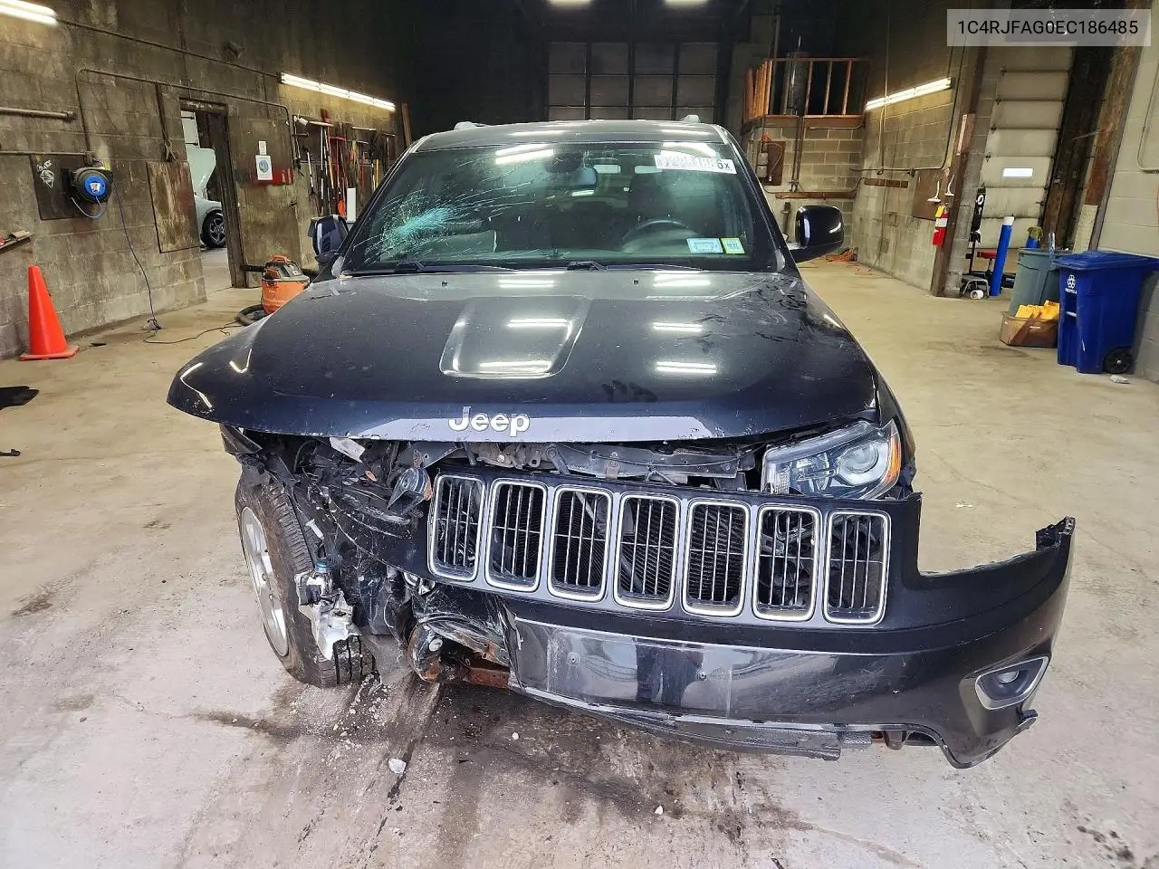 2014 JEEP GRAND CHEROKEE VIN 1C4RJFAG0EC186485 — фото 5