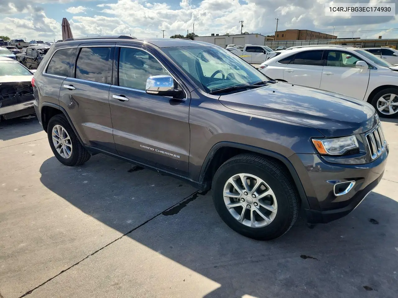 2014 JEEP GRAND CHEROKEE VIN 1C4RJFBG3EC174930 — фото 4
