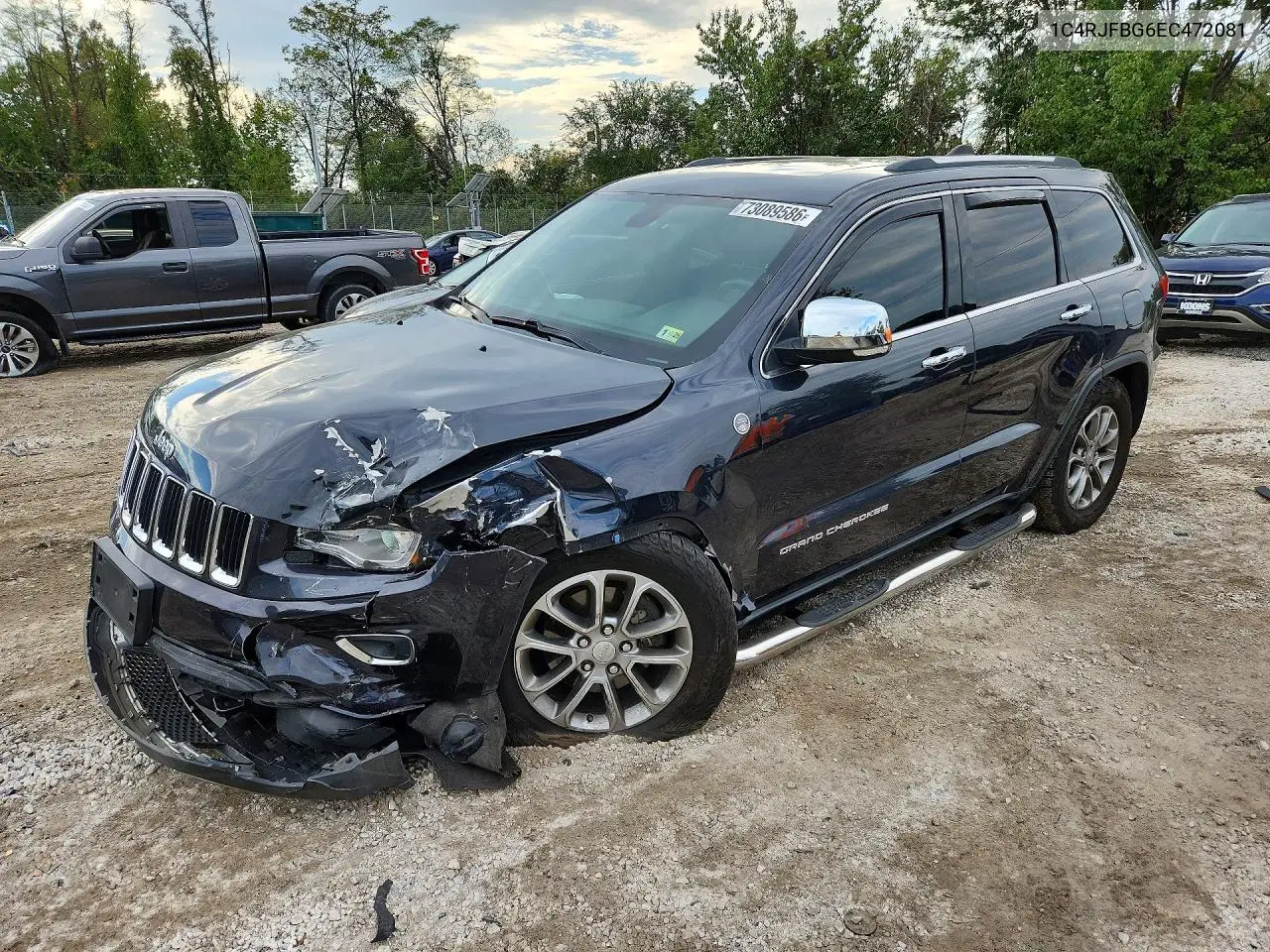 JEEP GRAND CHEROKEE 2014, VIN 1C4RJFBG6EC472081