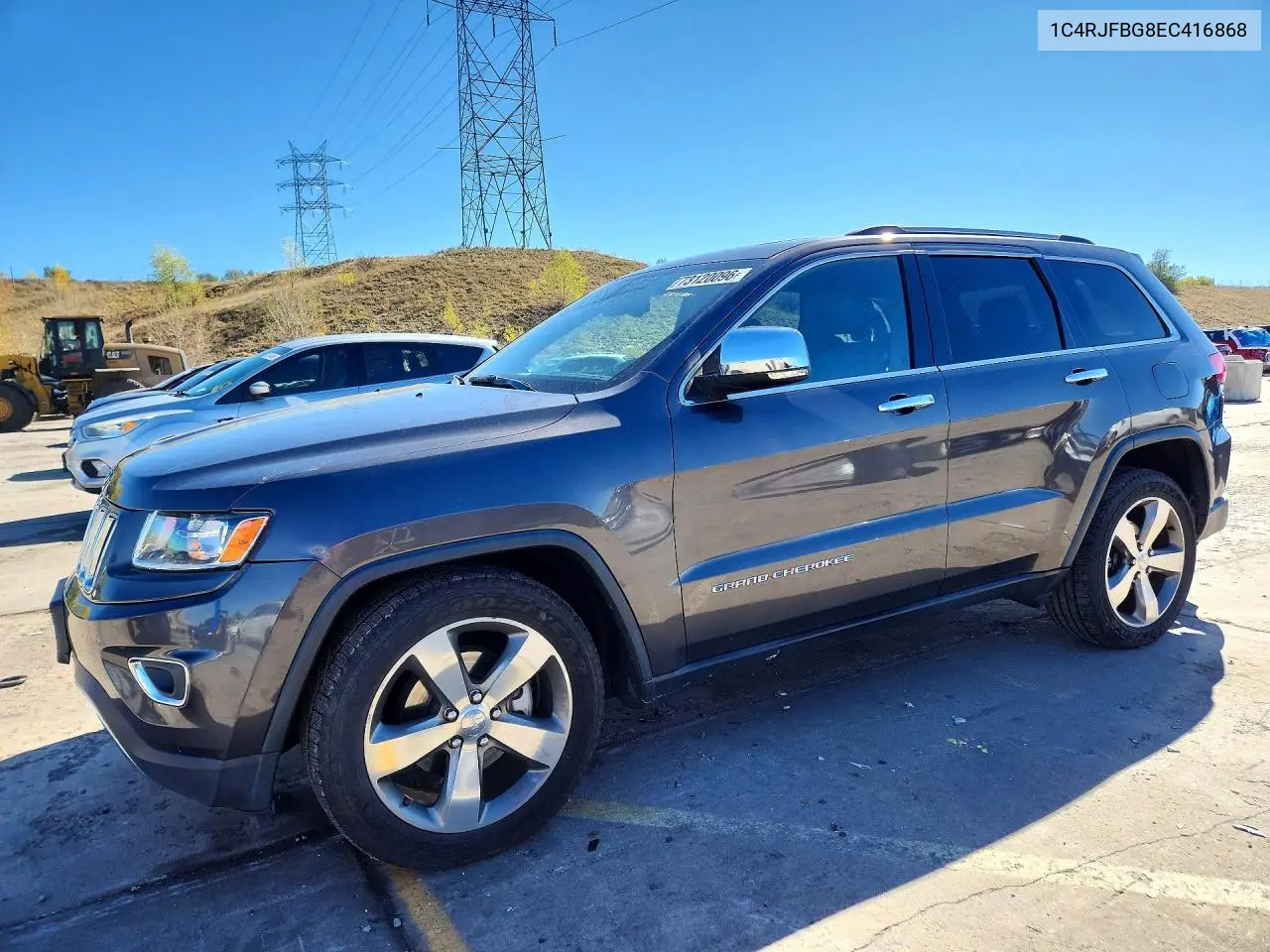 JEEP GRAND CHEROKEE 2014, VIN 1C4RJFBG8EC416868