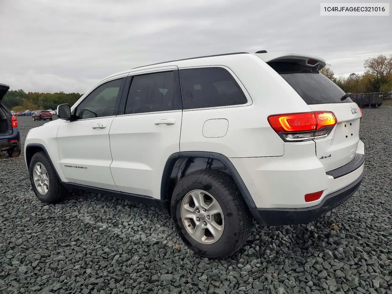 2014 JEEP GRAND CHEROKEE VIN 1C4RJFAG6EC321016 — фото 2