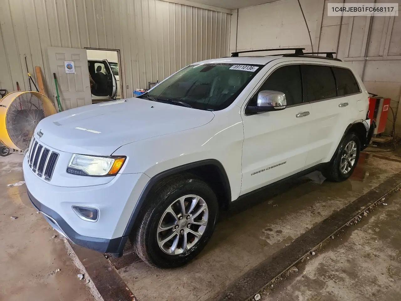 JEEP GRAND CHEROKEE 2015, VIN 1C4RJEBG1FC668117