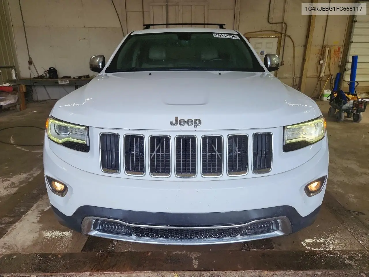 2015 JEEP GRAND CHEROKEE VIN 1C4RJEBG1FC668117 — фото 5