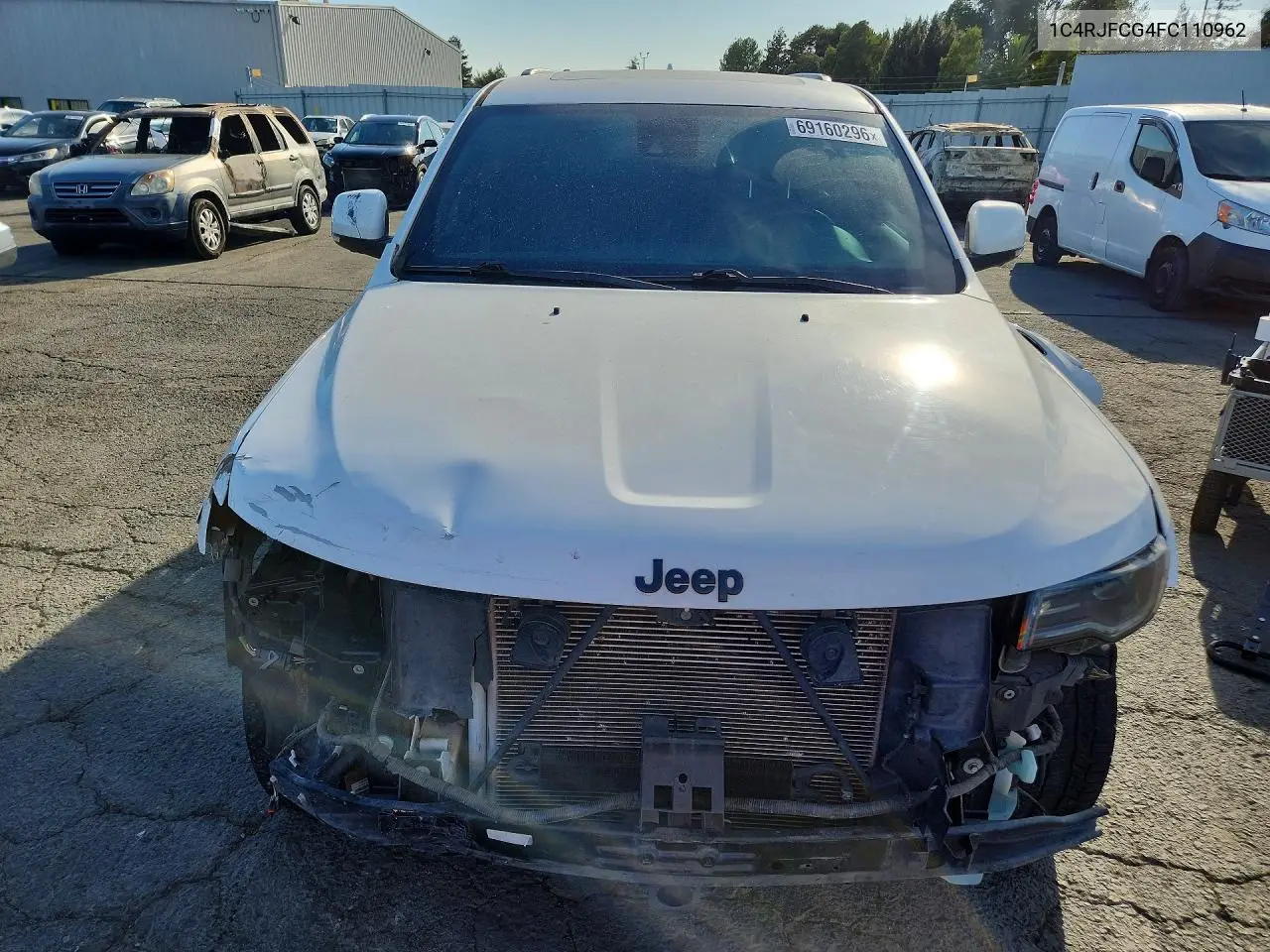 2015 JEEP GRAND CHEROKEE VIN 1C4RJFCG4FC110962 — фото 5