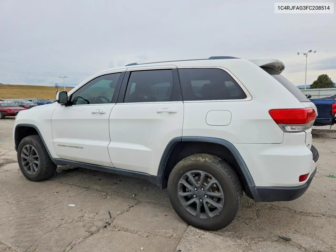2015 JEEP GRAND CHEROKEE VIN 1C4RJFAG3FC208514 — фото 2