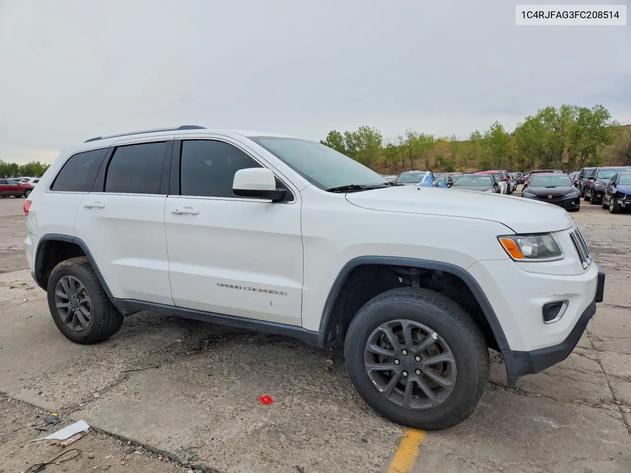 2015 JEEP GRAND CHEROKEE VIN 1C4RJFAG3FC208514 — фото 4