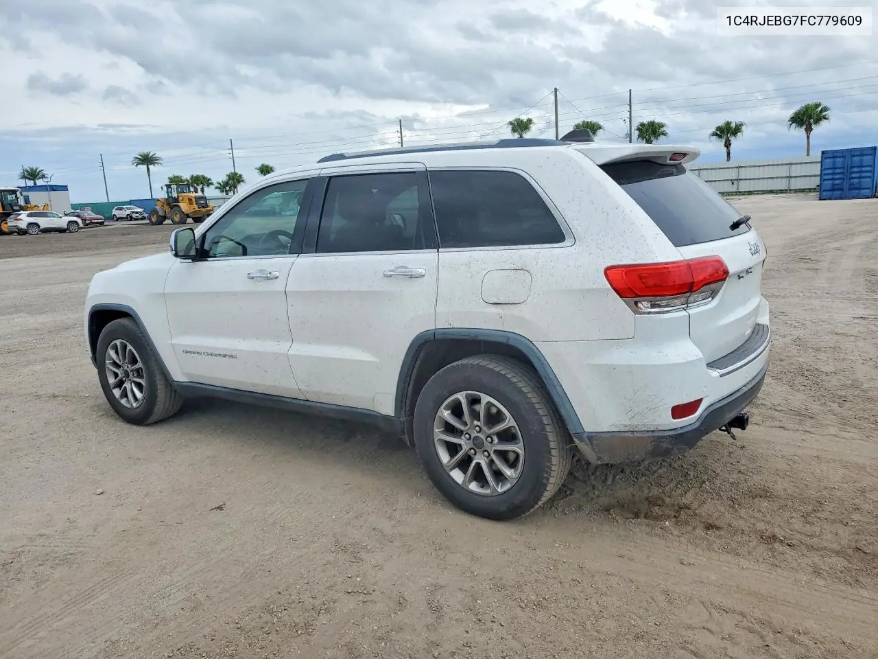2015 JEEP GRAND CHEROKEE VIN 1C4RJEBG7FC779609 — фото 2