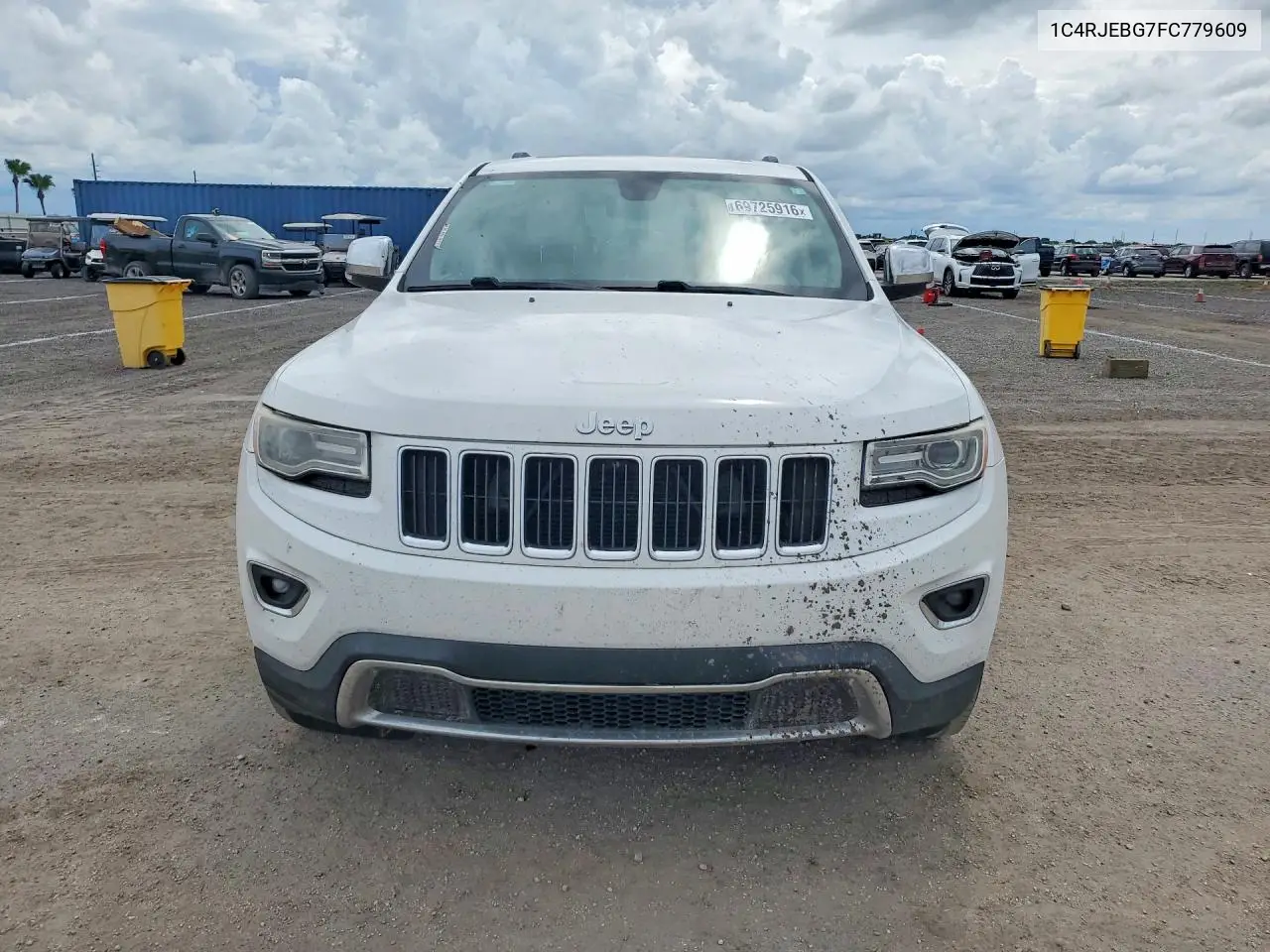 2015 JEEP GRAND CHEROKEE VIN 1C4RJEBG7FC779609 — фото 5