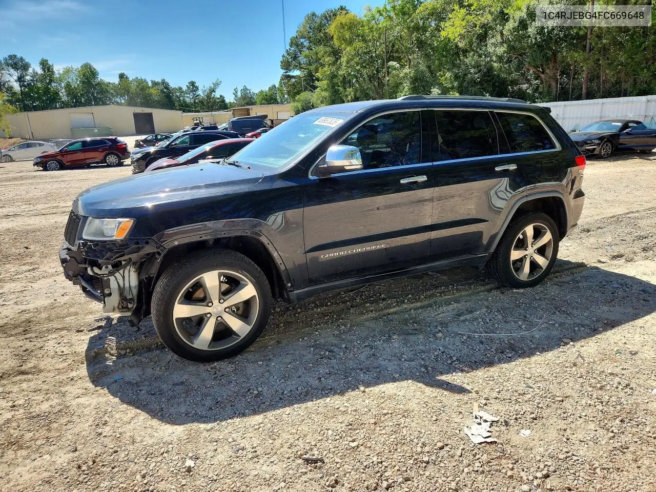 JEEP GRAND CHEROKEE 2015, VIN 1C4RJEBG4FC669648