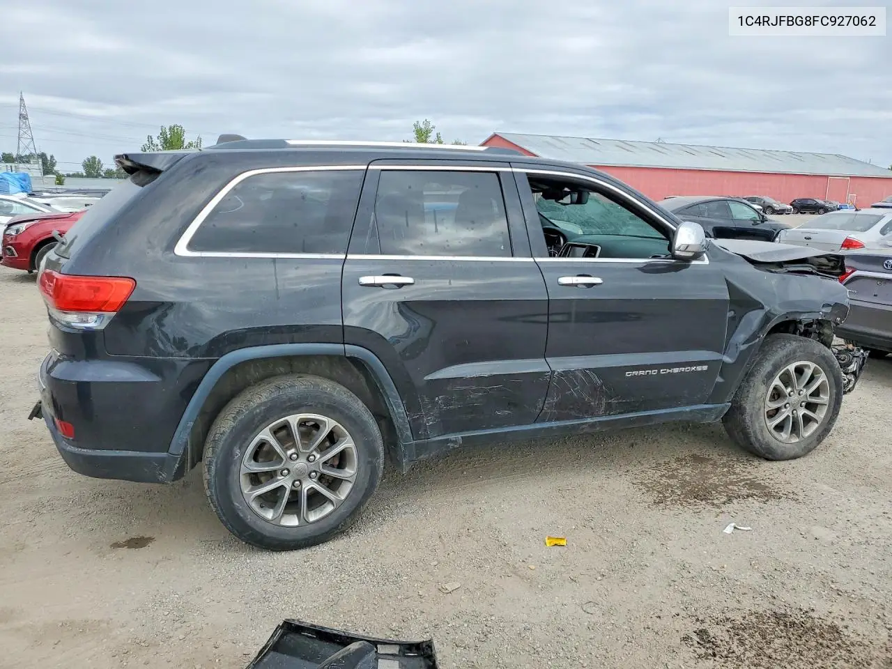 2015 JEEP GRAND CHEROKEE VIN 1C4RJFBG8FC927062 — фото 3