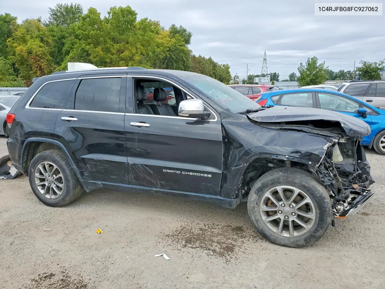 2015 JEEP GRAND CHEROKEE VIN 1C4RJFBG8FC927062 — фото 4
