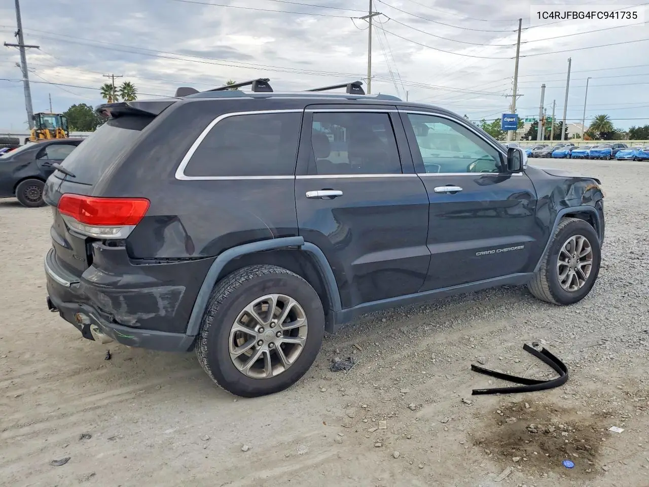 2015 JEEP GRAND CHEROKEE VIN 1C4RJFBG4FC941735 — фото 3