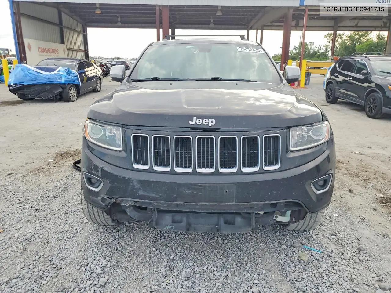 2015 JEEP GRAND CHEROKEE VIN 1C4RJFBG4FC941735 — фото 5