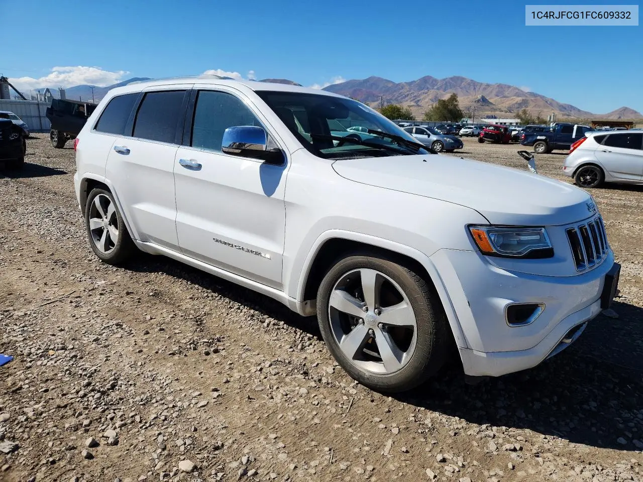 2015 JEEP GRAND CHEROKEE VIN 1C4RJFCG1FC609332 — фото 4