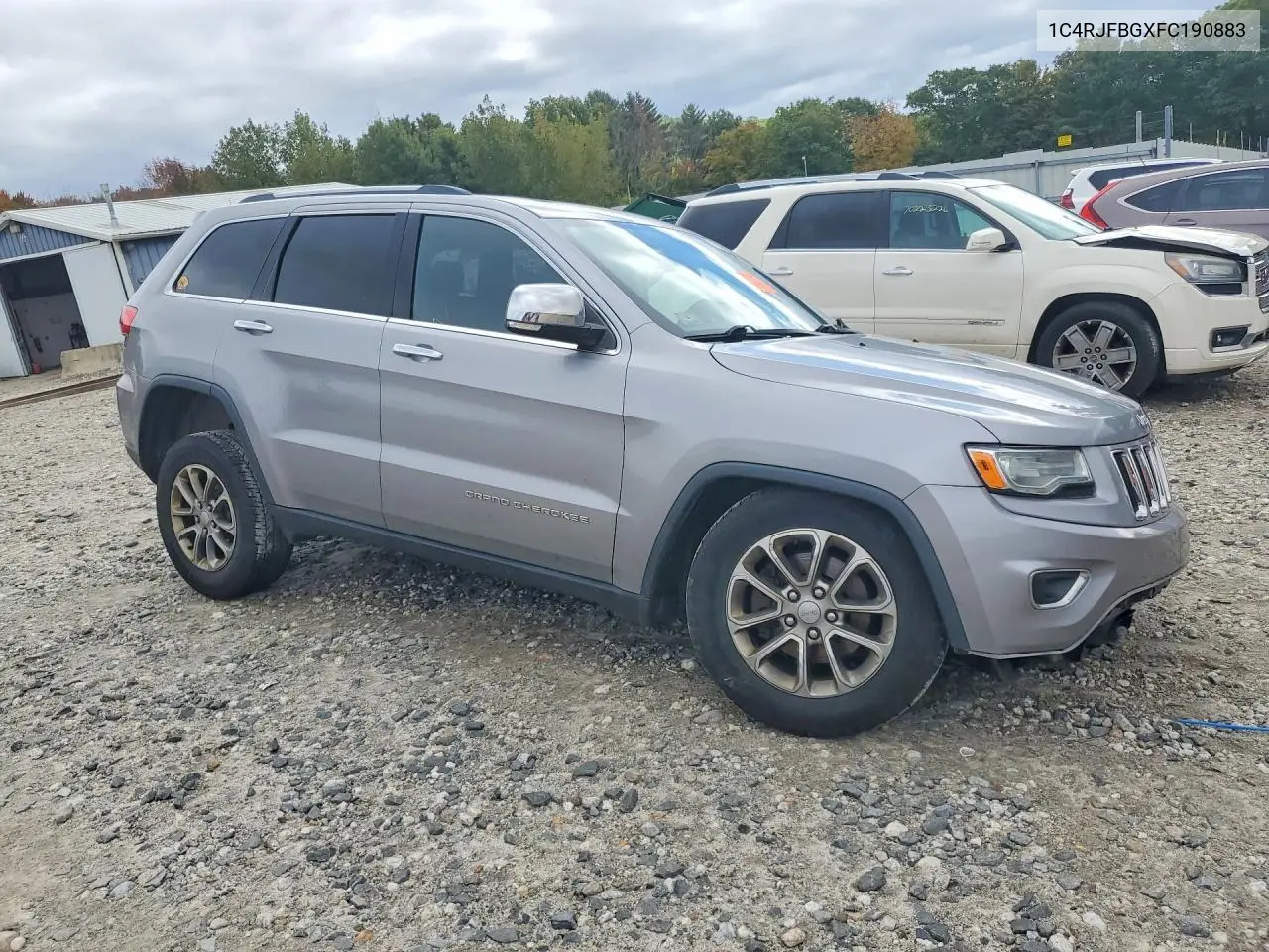 2015 JEEP GRAND CHEROKEE VIN 1C4RJFBGXFC190883 — фото 4