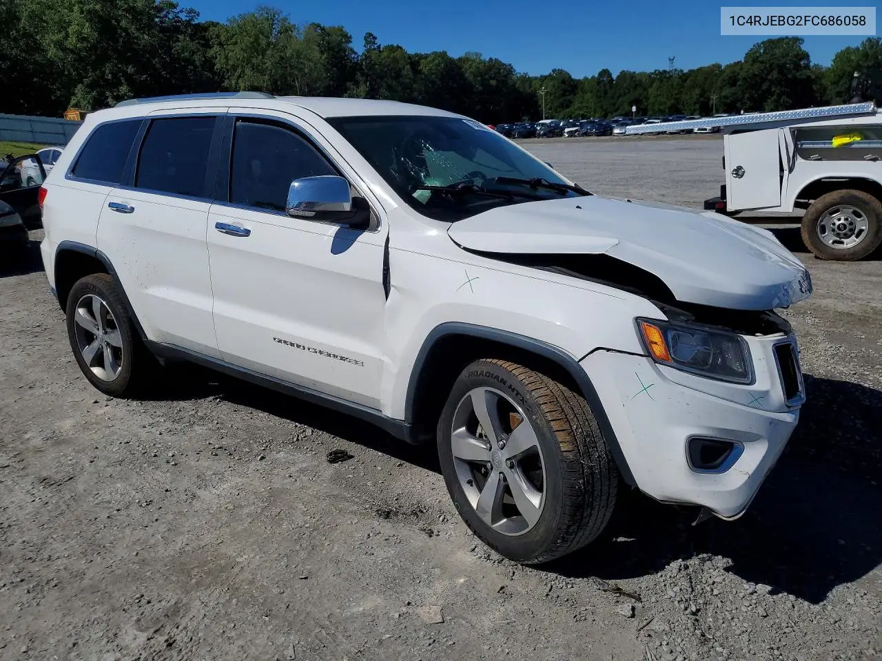 2015 JEEP GRAND CHEROKEE VIN 1C4RJEBG2FC686058 — фото 4
