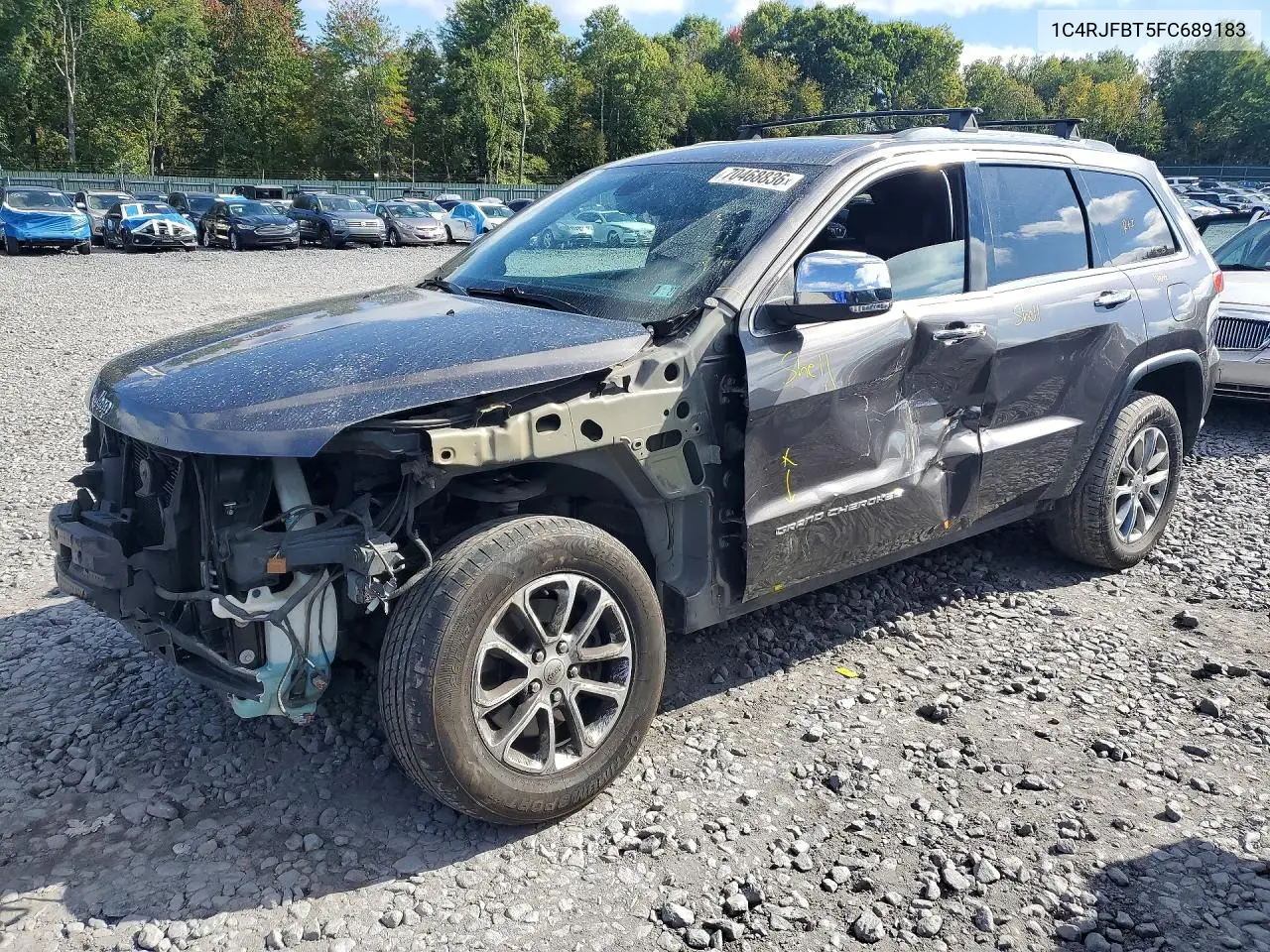 JEEP GRAND CHEROKEE 2015, VIN 1C4RJFBT5FC689183