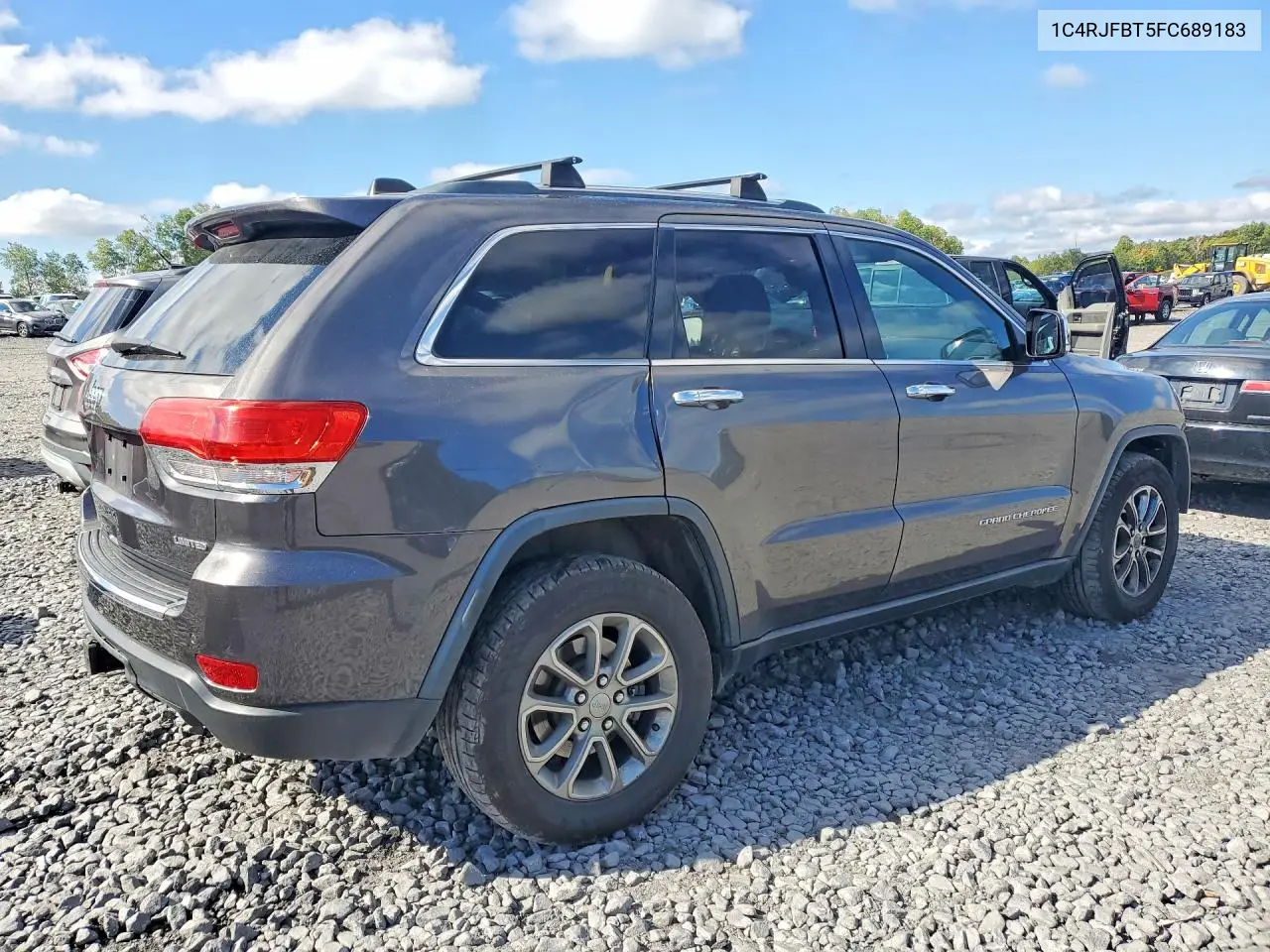 2015 JEEP GRAND CHEROKEE VIN 1C4RJFBT5FC689183 — фото 3