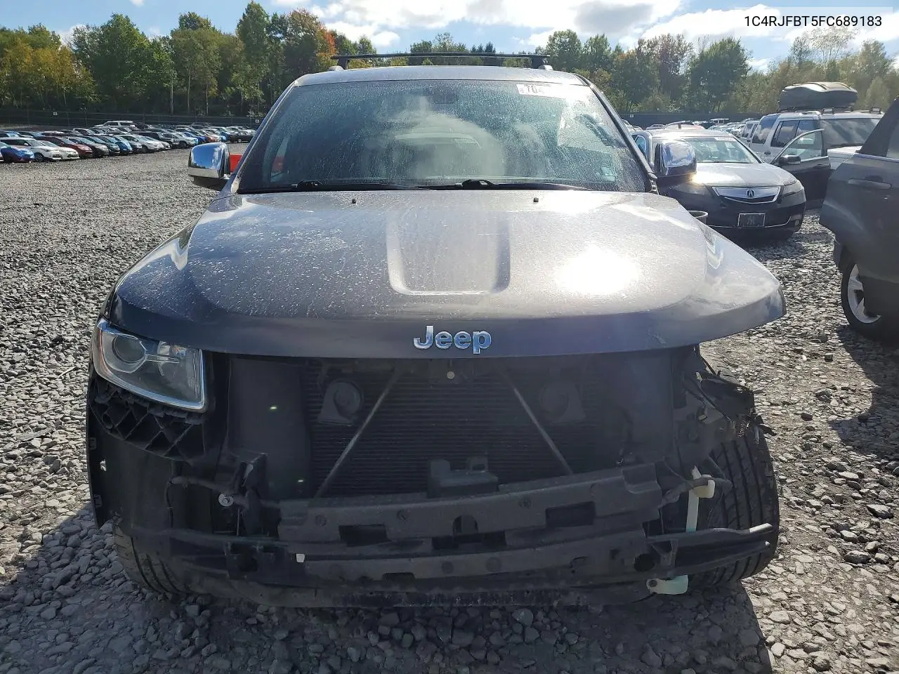 2015 JEEP GRAND CHEROKEE VIN 1C4RJFBT5FC689183 — фото 5