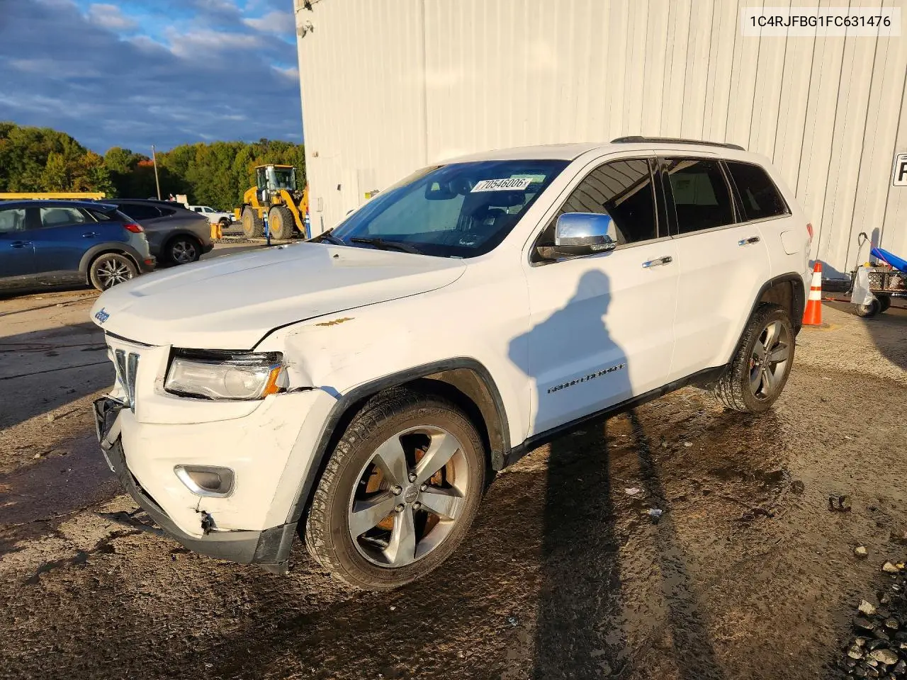 JEEP GRAND CHEROKEE 2015, VIN 1C4RJFBG1FC631476