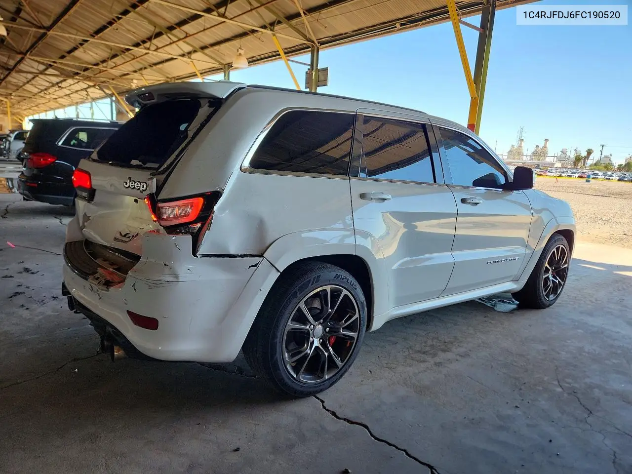 2015 JEEP GRAND CHEROKEE VIN 1C4RJFDJ6FC190520 — фото 3