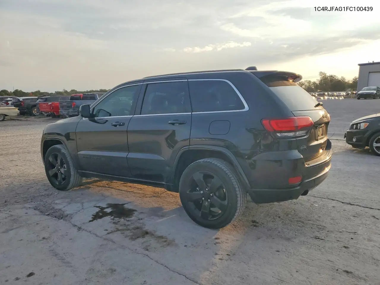 2015 JEEP GRAND CHEROKEE VIN 1C4RJFAG1FC100439 — фото 2