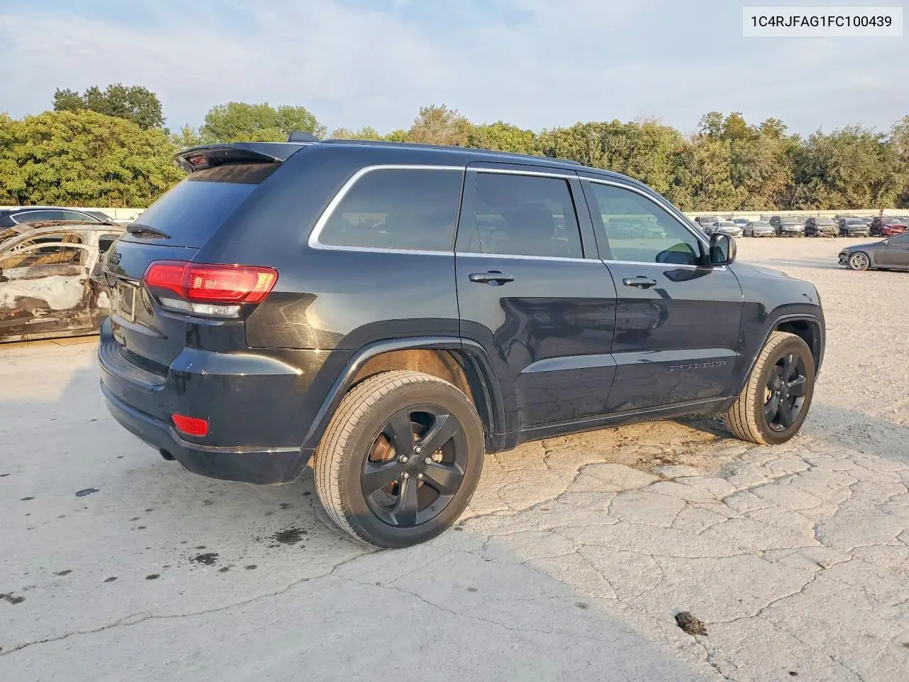 2015 JEEP GRAND CHEROKEE VIN 1C4RJFAG1FC100439 — фото 3