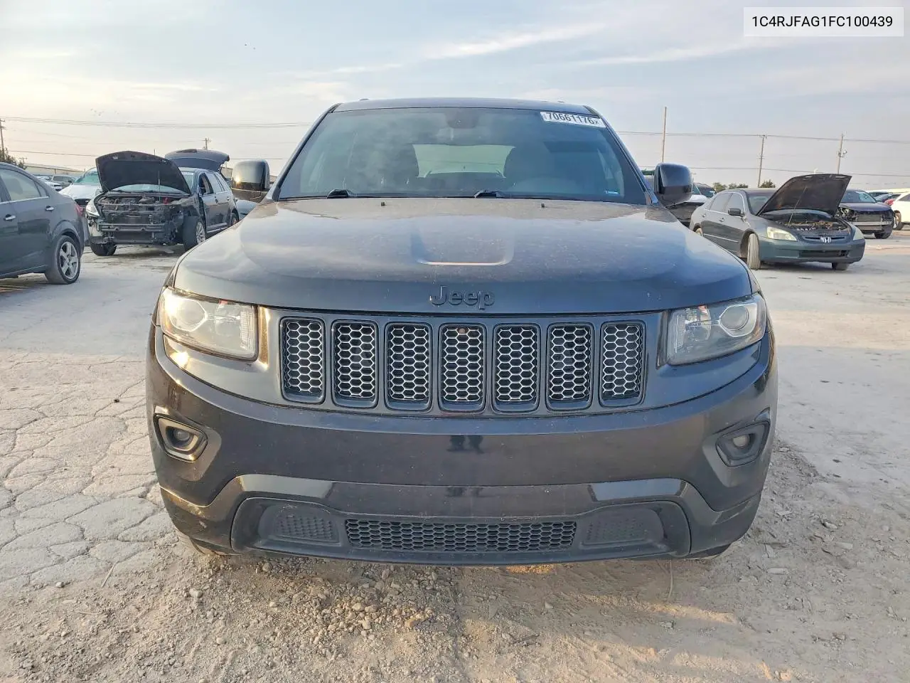 2015 JEEP GRAND CHEROKEE VIN 1C4RJFAG1FC100439 — фото 5