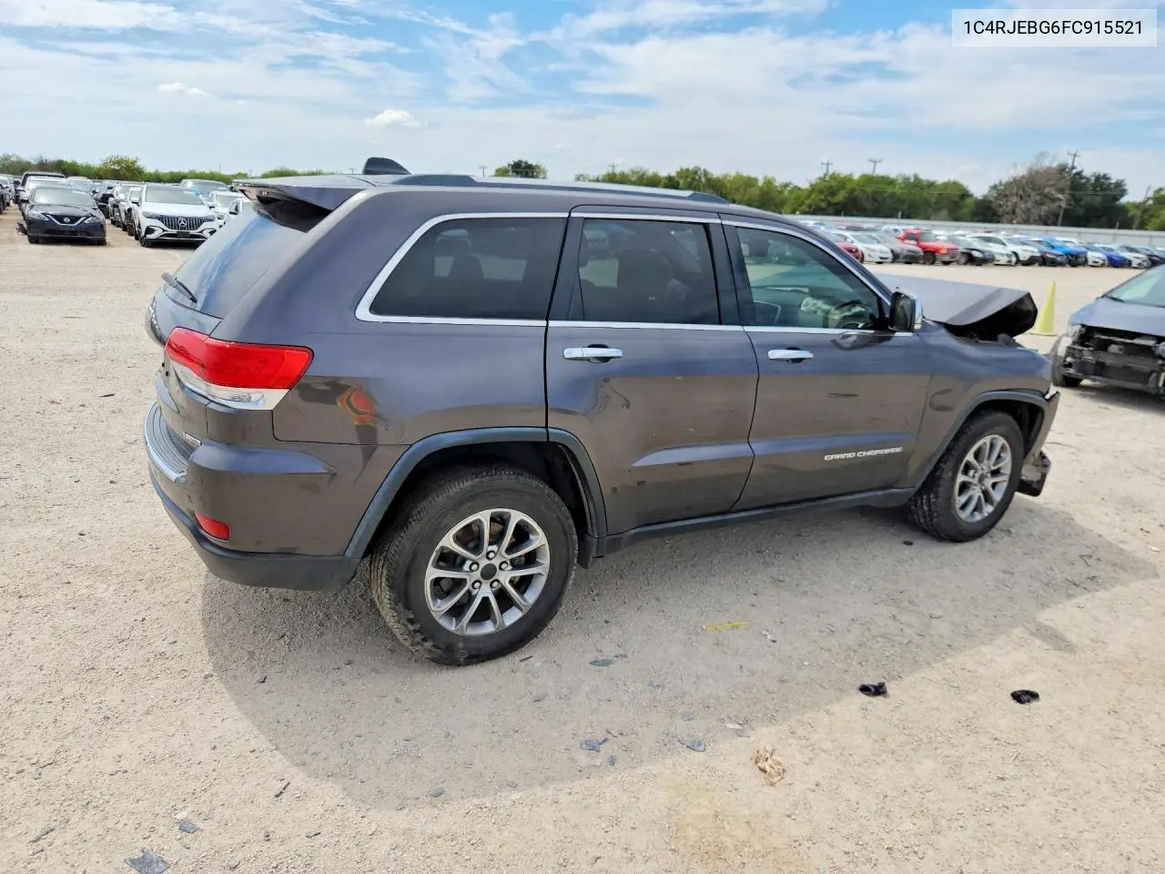 2015 JEEP GRAND CHEROKEE VIN 1C4RJEBG6FC915521 — фото 3