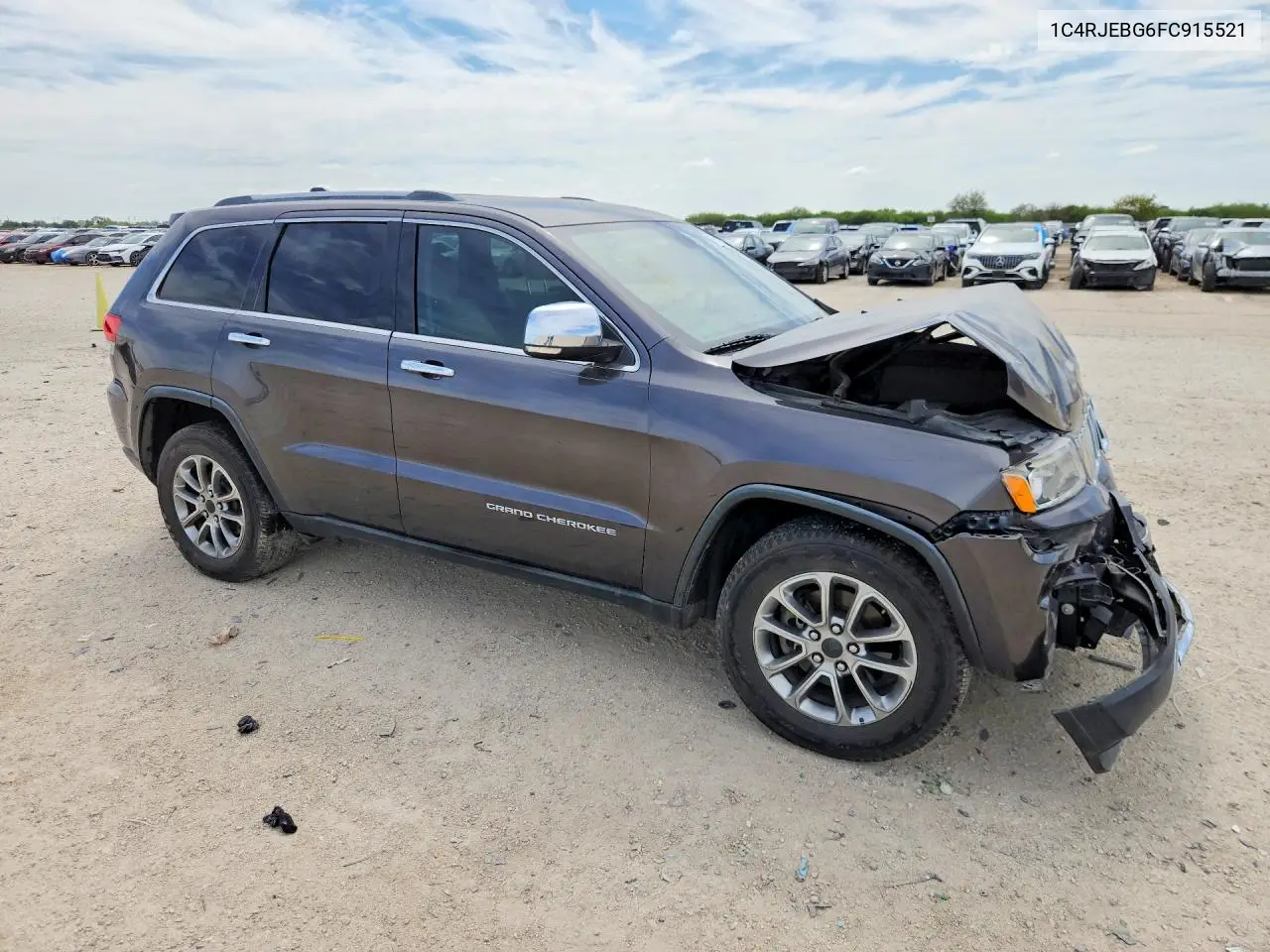 2015 JEEP GRAND CHEROKEE VIN 1C4RJEBG6FC915521 — фото 4