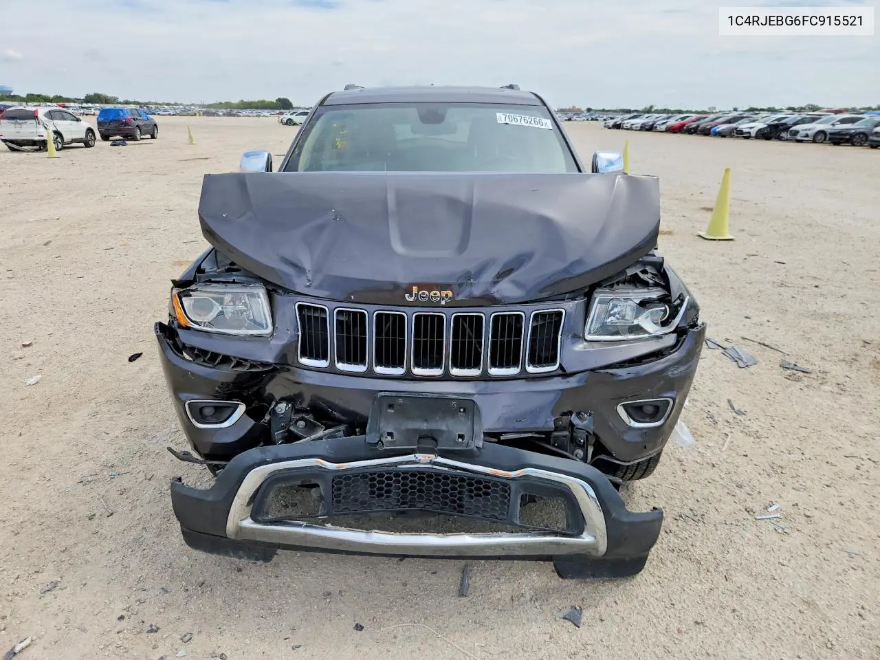 2015 JEEP GRAND CHEROKEE VIN 1C4RJEBG6FC915521 — фото 5
