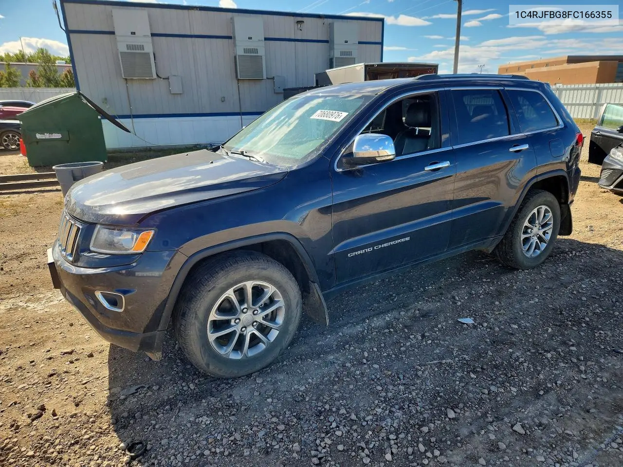 JEEP GRAND CHEROKEE 2015, VIN 1C4RJFBG8FC166355