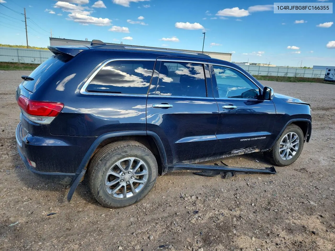 2015 JEEP GRAND CHEROKEE VIN 1C4RJFBG8FC166355 — фото 3