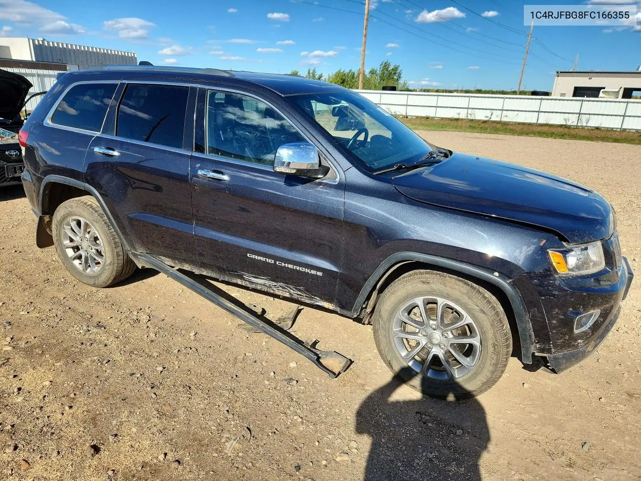 2015 JEEP GRAND CHEROKEE VIN 1C4RJFBG8FC166355 — фото 4