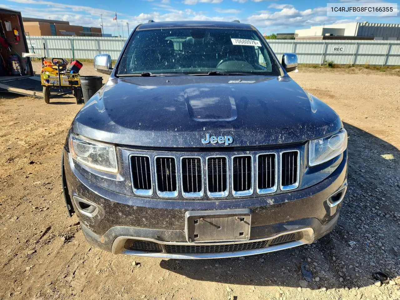2015 JEEP GRAND CHEROKEE VIN 1C4RJFBG8FC166355 — фото 5