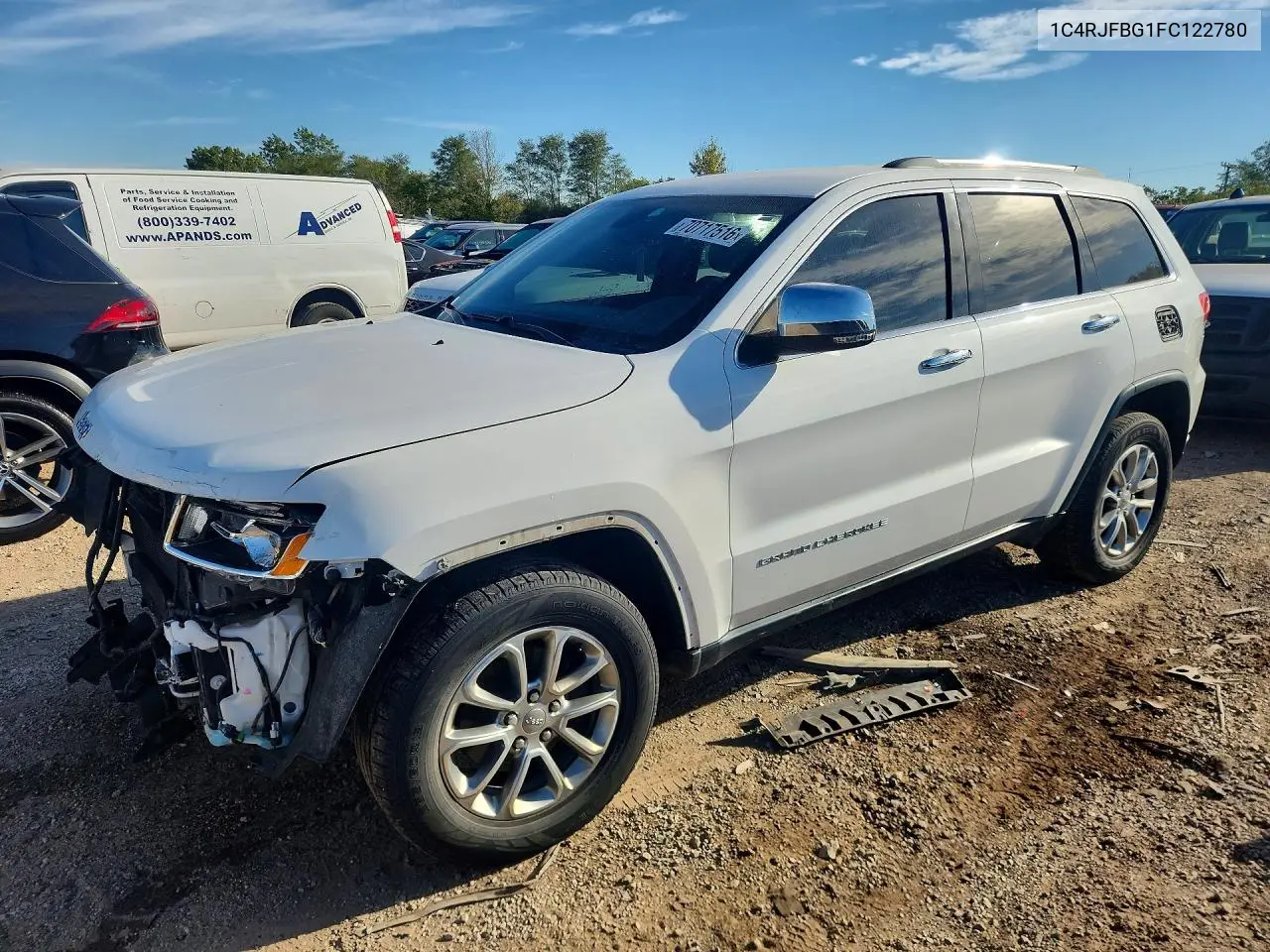 JEEP GRAND CHEROKEE 2015, VIN 1C4RJFBG1FC122780