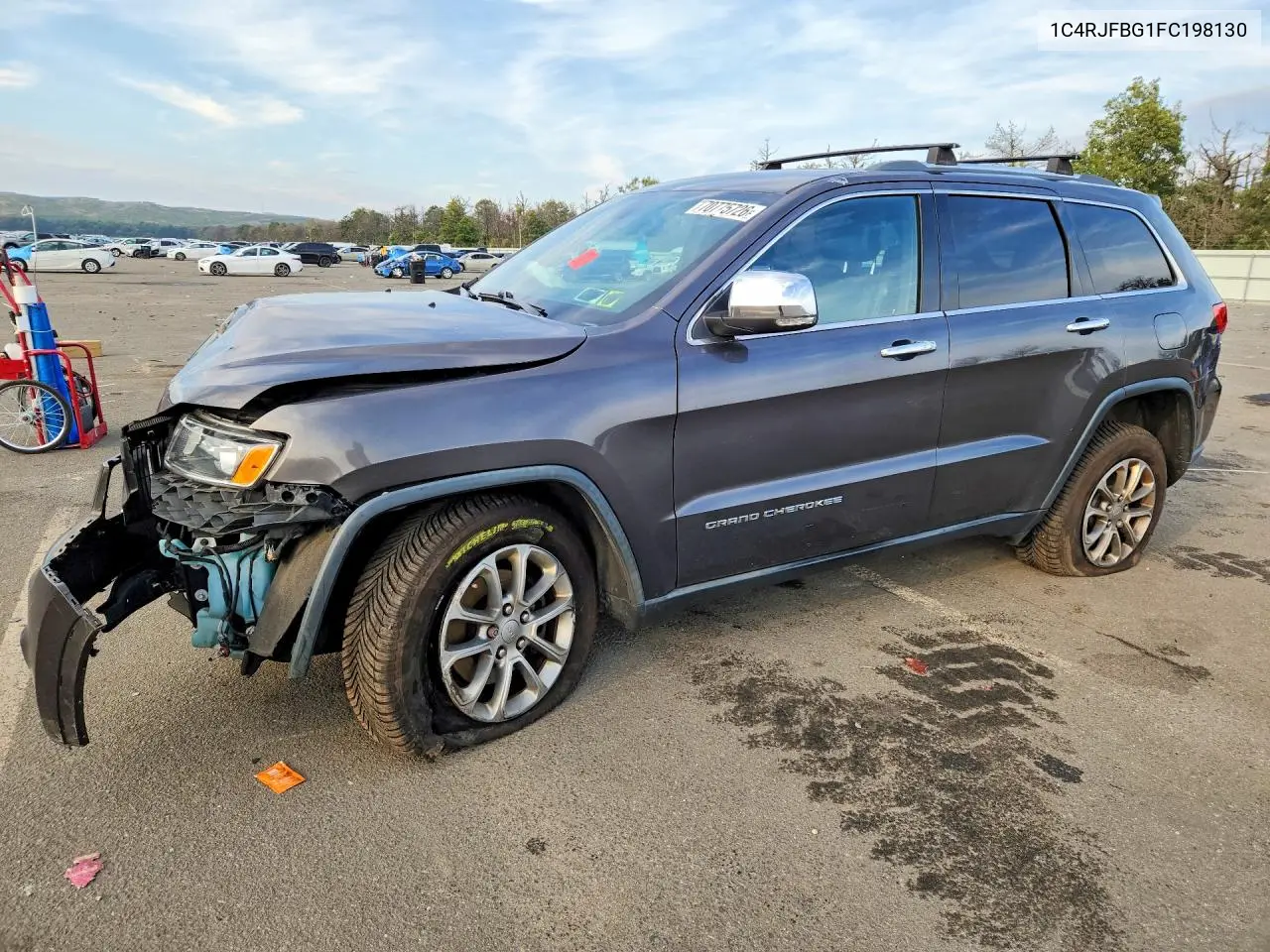 JEEP GRAND CHEROKEE 2015, VIN 1C4RJFBG1FC198130