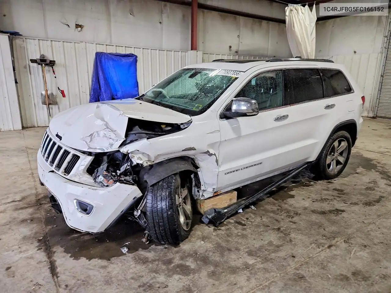 JEEP GRAND CHEROKEE 2015, VIN 1C4RJFBG5FC166152