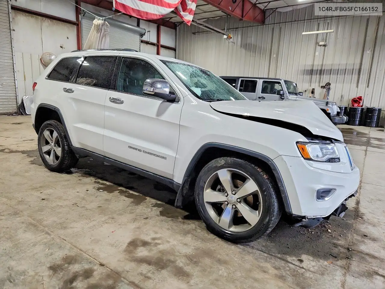 2015 JEEP GRAND CHEROKEE VIN 1C4RJFBG5FC166152 — фото 4