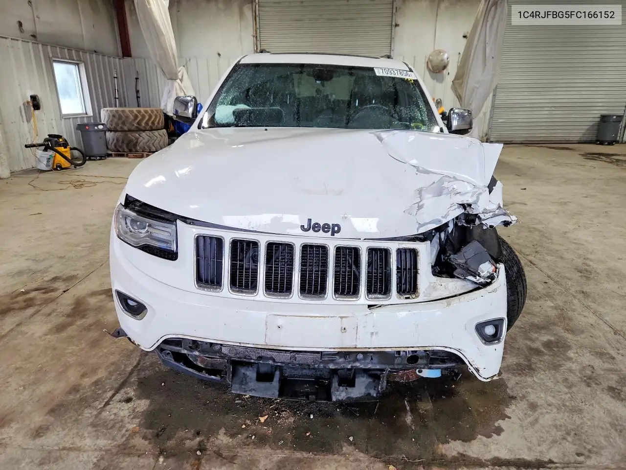 2015 JEEP GRAND CHEROKEE VIN 1C4RJFBG5FC166152 — фото 5