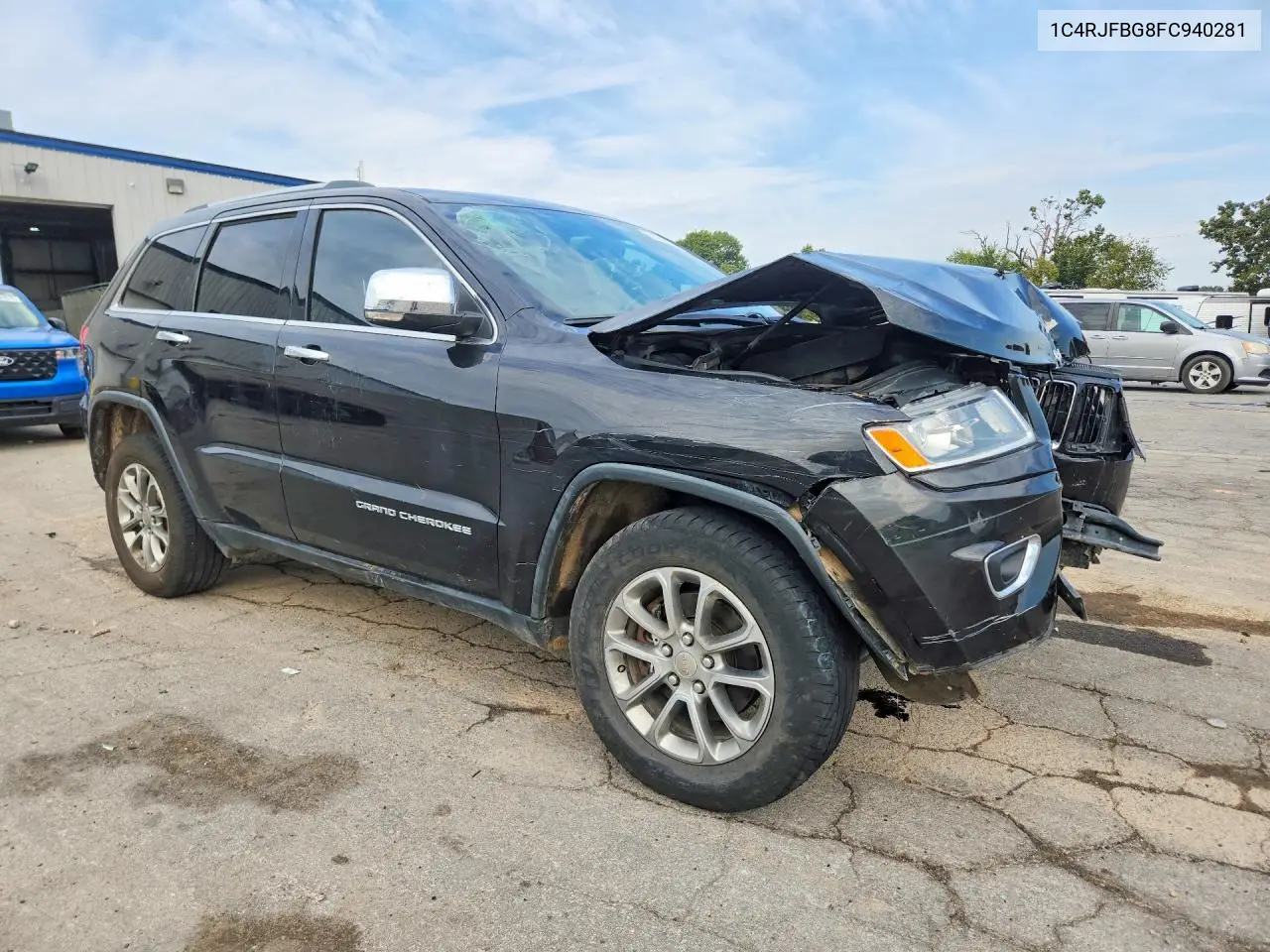 2015 JEEP GRAND CHEROKEE VIN 1C4RJFBG8FC940281 — фото 4