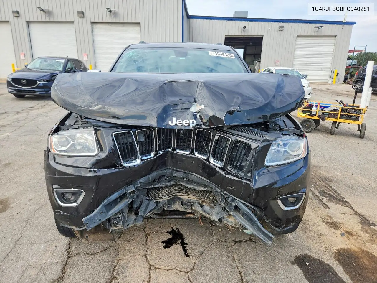 2015 JEEP GRAND CHEROKEE VIN 1C4RJFBG8FC940281 — фото 5