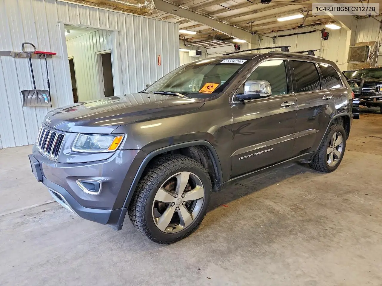 JEEP GRAND CHEROKEE 2015, VIN 1C4RJFBG5FC912728