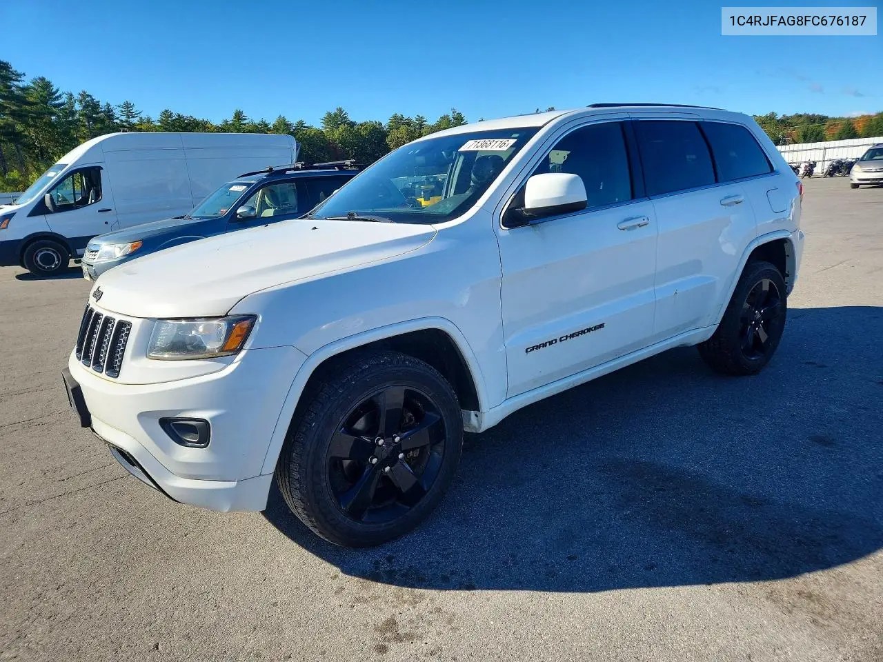 JEEP GRAND CHEROKEE 2015, VIN 1C4RJFAG8FC676187