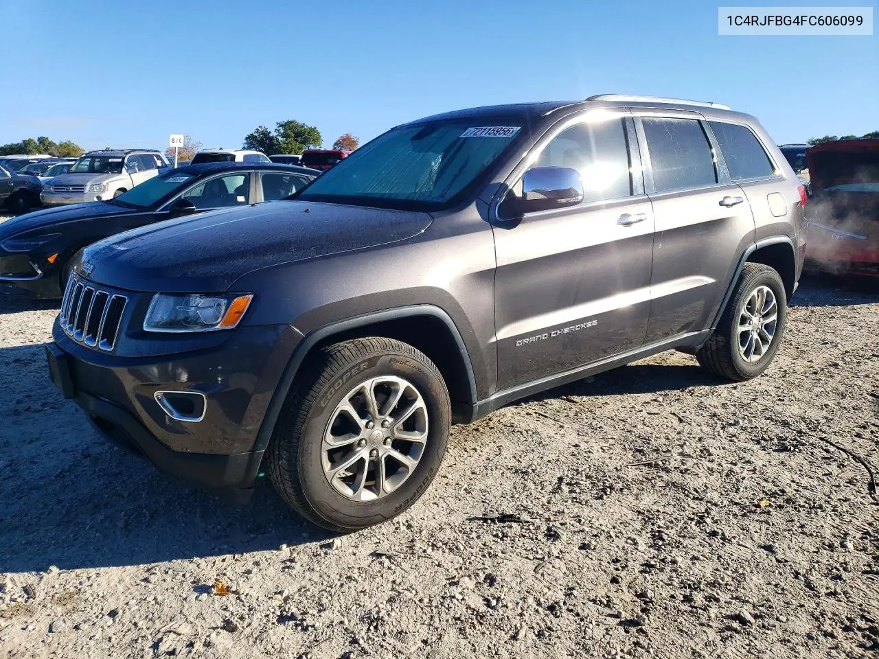 JEEP GRAND CHEROKEE 2015, VIN 1C4RJFBG4FC606099