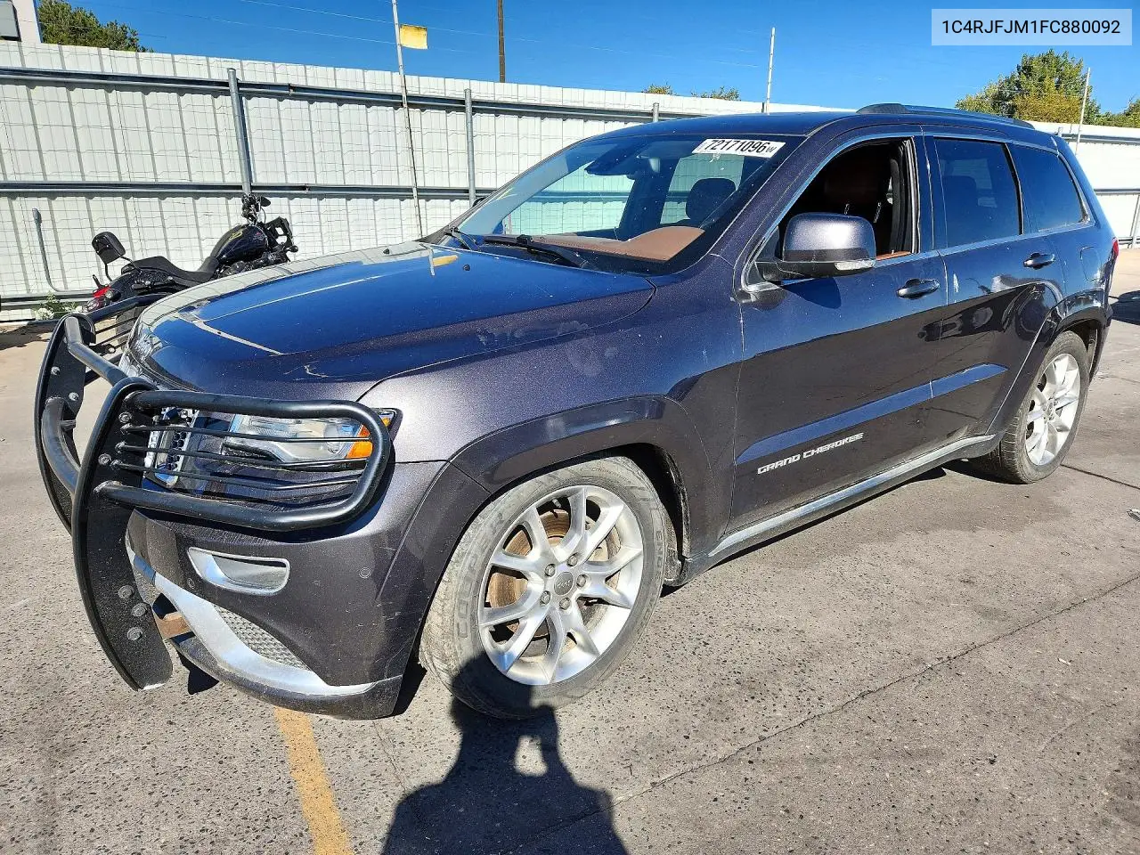 JEEP GRAND CHEROKEE 2015, VIN 1C4RJFJM1FC880092