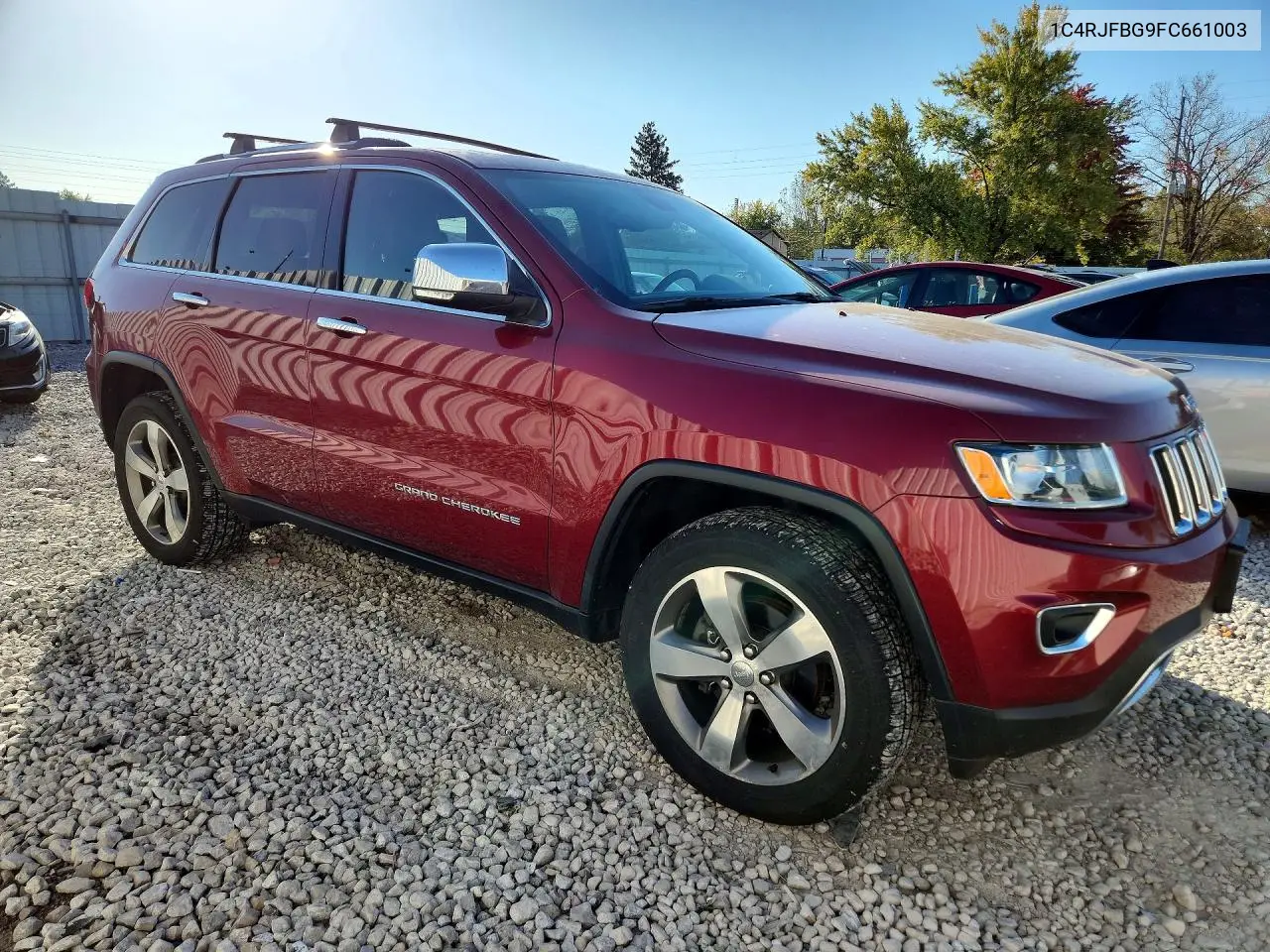 2015 JEEP GRAND CHEROKEE VIN 1C4RJFBG9FC661003 — фото 4