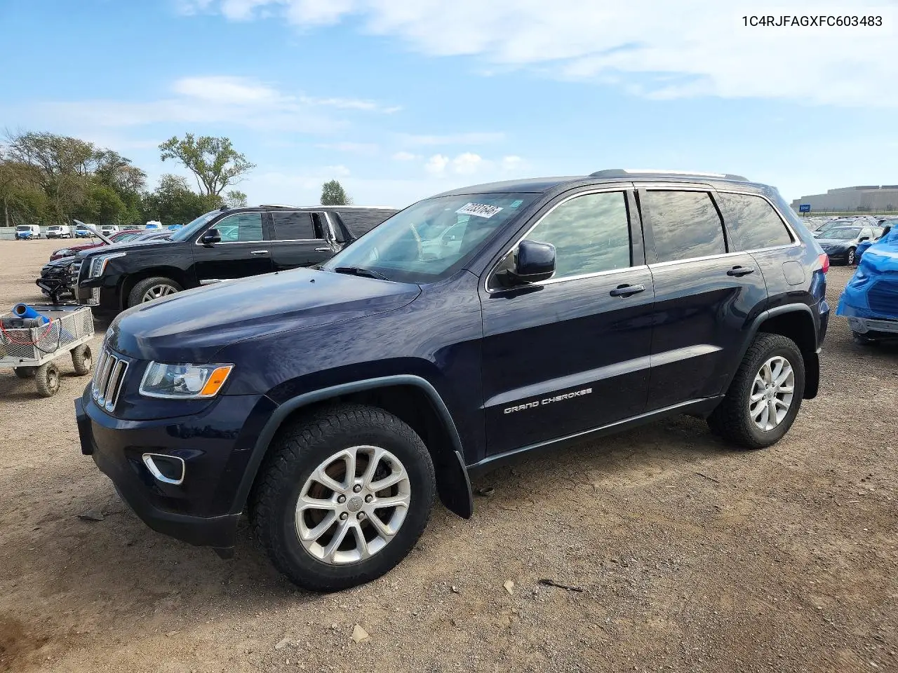 JEEP GRAND CHEROKEE 2015, VIN 1C4RJFAGXFC603483